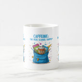 Caffeine – The Real School Supply – Funny Teacher Kaffeetasse (Mittel)