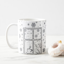 Caffeine & Whiskers Mug Kaffeetasse