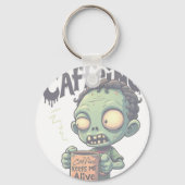 Caffeine Zombie Schlüsselanhänger (Rückseite)