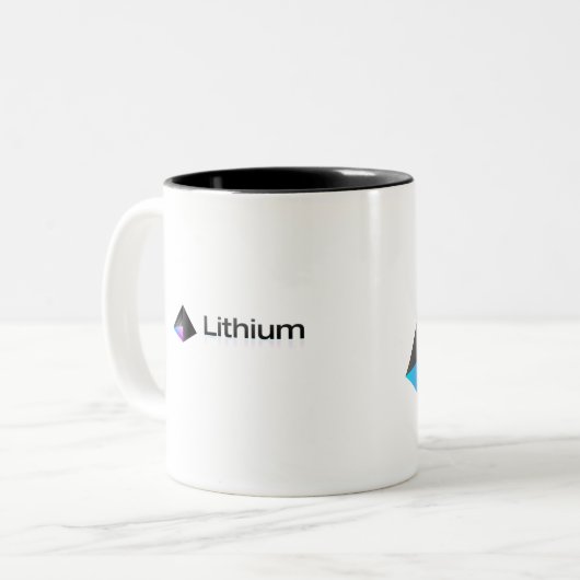 Caffeinium Zweifarbige Tasse (Vorderseite Links)