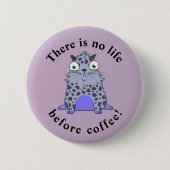Caffelotta-Kryptokitty will Kaffee Button (Vorderseite)
