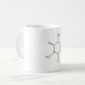 Caffine Molekül Kaffeetasse (Vorderseite Links)