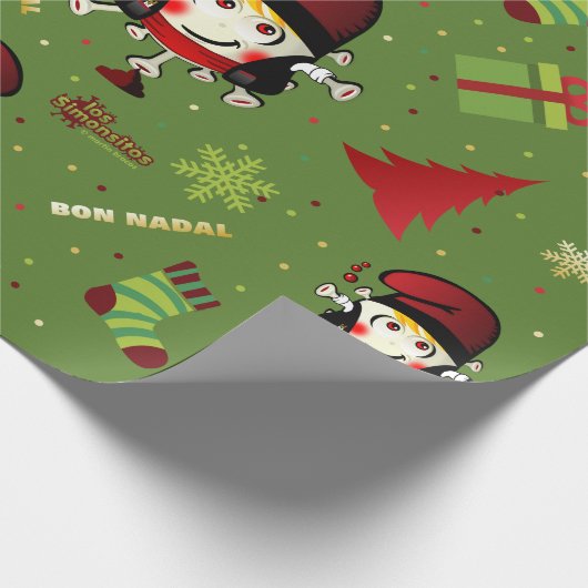 Caganer de los Nacimientos catalanes by Simonsitos Geschenkpapier (Ecke)