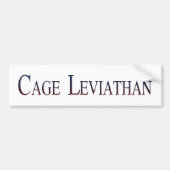 Cage Leviathan Autoaufkleber (Vorne)