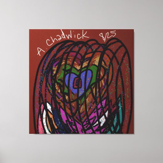 Caged Heart  Leinwanddruck (Vorderseite)