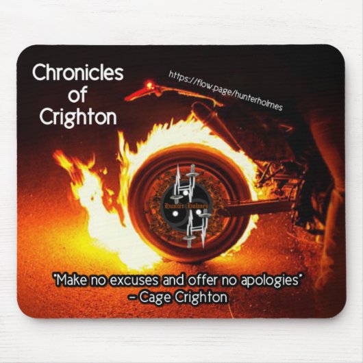 Cage's Motto - Hunter Holmes CoC | Mousepad (Vorne)