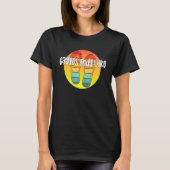 Cagles Mill Lake Indiana Retro Flipflop T-Shirt (Vorderseite)