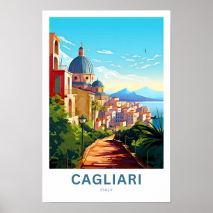 Cagliari Italien Reisen Print Poster