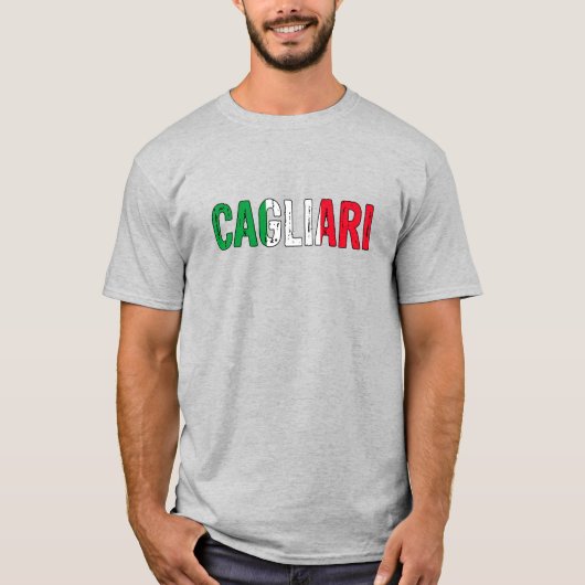 Cagliari Italien T-Shirt (Vorderseite)
