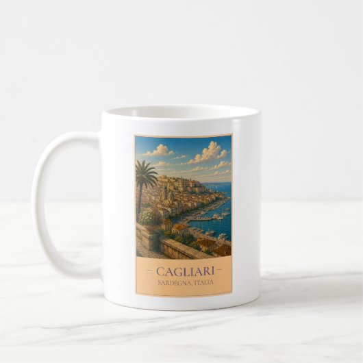 Cagliari Kaffeetasse (Links)