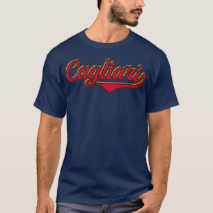 Cagliari Sardinia Italia Italien Toskana Vintag Sp T-Shirt