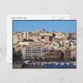 Cagliari, Sardinien, Italien (Leinwand Effect) Postkarte (Vorne/Hinten)