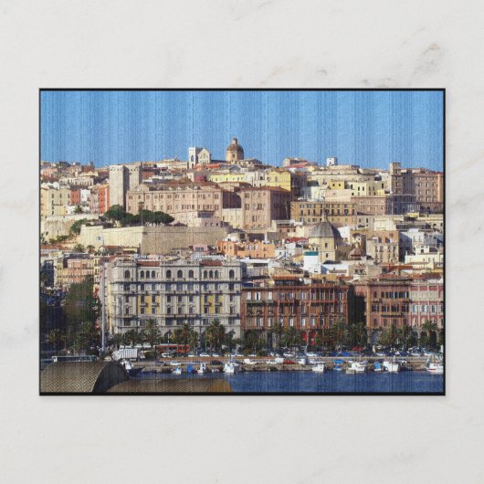 Cagliari, Sardinien, Italien (Leinwand Effect) Postkarte (Vorderseite)