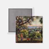 Cagnes Landschaft Magnet (Vorderseite/Rückseite)