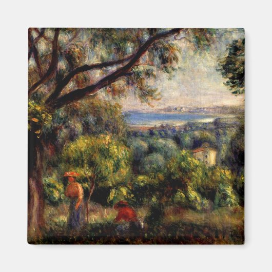 Cagnes Landschaft Magnet (Vorne)