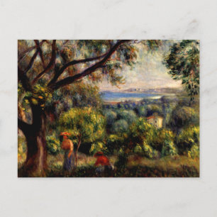 Cagnes-Landschaftsgemälde von Renoir, Postkarte