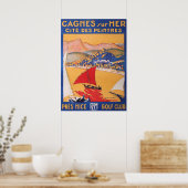 CAGNES SUR MER POSTER (Küche)
