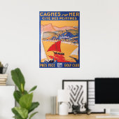 CAGNES SUR MER POSTER (Heimbüro)