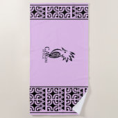 Cagou-Style-Strandhandtuch Strandtuch (Vorderseite)