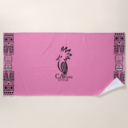 Cagou-Style-Strandhandtuch Strandtuch (Vorderseite)