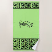 Cagou-Style-Strandhandtuch Strandtuch (Vorderseite)