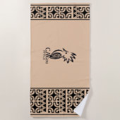 Cagou-Style-Strandhandtuch Strandtuch (Vorderseite)