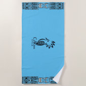 Cagou-Style-Strandhandtuch Strandtuch (Vorderseite)