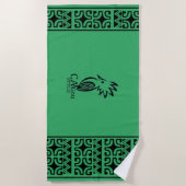 Cagou-Style-Strandhandtuch Strandtuch (Vorderseite)