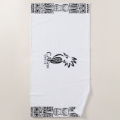 Cagou-Style-Strandhandtuch Strandtuch (Vorderseite)