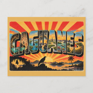 Caguanes Karsthöhlen Keys Vintage Reise Kunst Postkarte