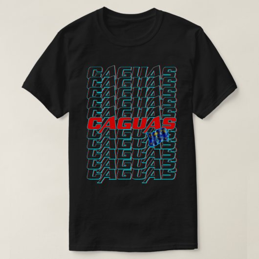 Caguas Cascade-Text T-Shirt (Design vorne)