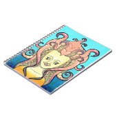 cahier femme poulpe notizblock (Linke Seite)