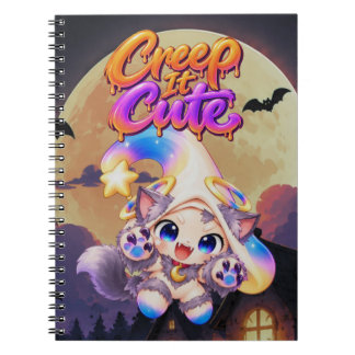Cahier Spirale Zessi - "Creep It Cute" Halloween Notizblock