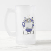 CAHILL FAMILIENWAPPEN - CAHILL WAPPEN MATTGLAS BIERGLAS (Links)