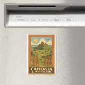 Cahokia – Antike Stadt der Hügel Magnet (In Situ (Geschirrspüler))