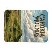 Cahokia Mounds Magnet (Horizontal)