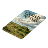 Cahokia Mounds Magnet (Linke Seite)