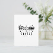 Cahors  Architecture Pont  Poster Gravure Noir et  Postkarte (Stehend Vorderseite)