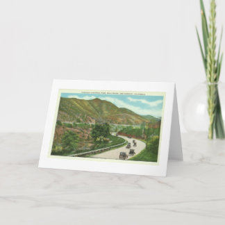 Cahuenga Pass Hollywood Los Angeles Ca Card Feiertagskarte