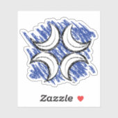 Caid Aufkleber (Blatt)