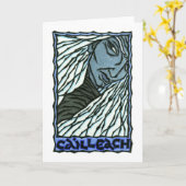 Cailleach Karte (Gelbe Blume)