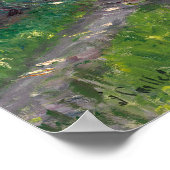 Caillebotte - Allee von der Villa der Blume an ... Poster (Ecke)