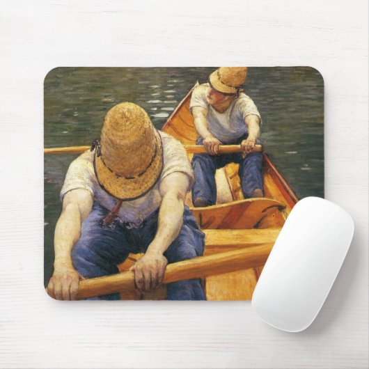 Caillebotte: Boote rudern auf den Jerres Mousepad (Mit Mouse)