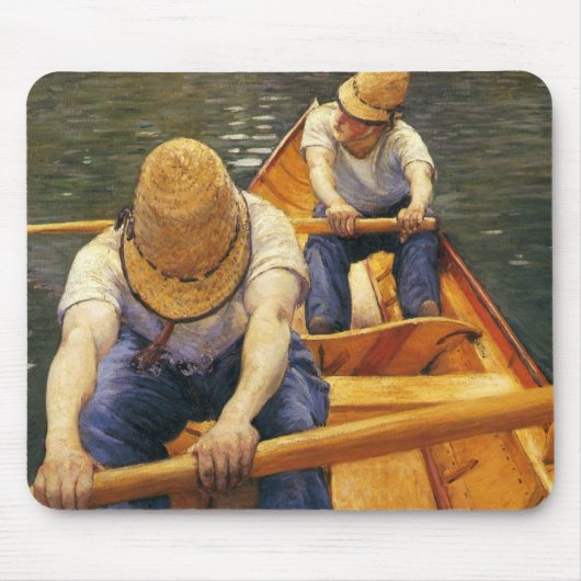 Caillebotte: Boote rudern auf den Jerres Mousepad (Vorne)