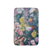 Caillebotte - Chrysanthemen, weiß und gelb Badematte (Vorderseite Vertikal)