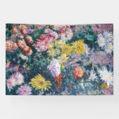 Caillebotte - Chrysanthemen, weiß und gelb Banner (Horizontal)