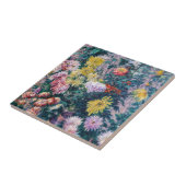 Caillebotte - Chrysanthemen, weiß und gelb Fliese (Seite)