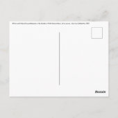 Caillebotte - Chrysanthemen, weiß und gelb Postkarte (Rückseite)