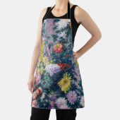 Caillebotte - Chrysanthemen, weiß und gelb Schürze (InSitu)