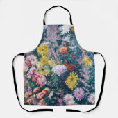 Caillebotte - Chrysanthemen, weiß und gelb Schürze (Vorderseite)